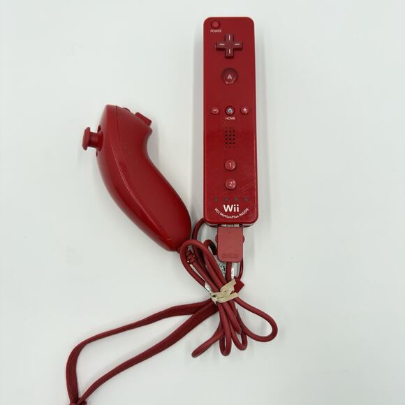 Nintendo Wii Mini Red Console Complete System Tested Cleaned Authentic - Picture 9 of 12